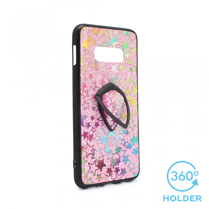 Torbica Colorful Star za Samsung G970 S10e + holder pink