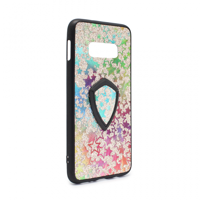 Torbica Colorful Star za Samsung G970 S10e + holder srebrna