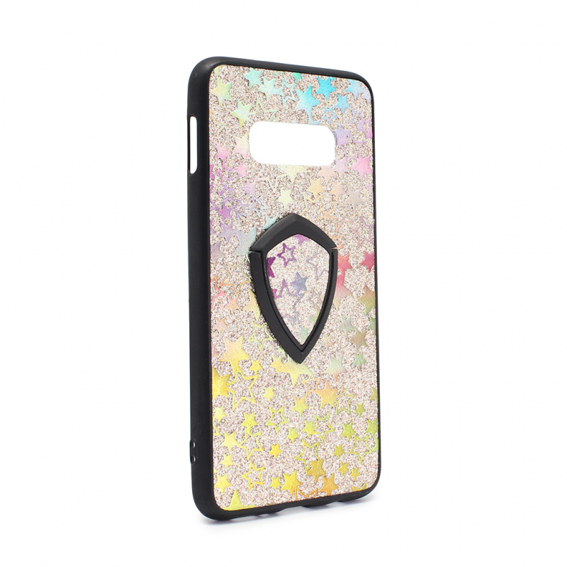 Torbica Colorful Star za Samsung G970 S10e + holder srebrna