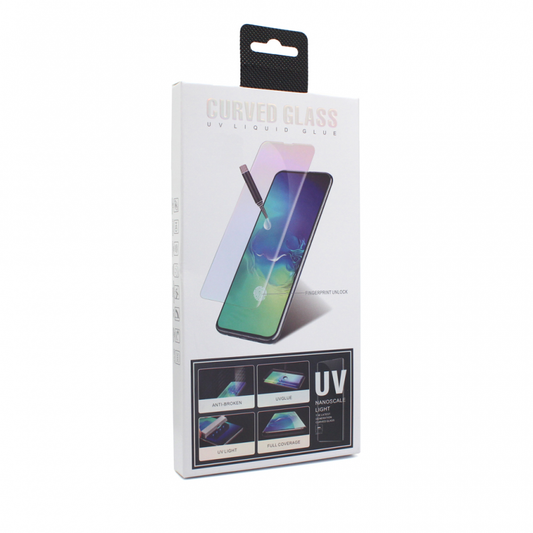 Zastitno Staklo Tempered glass UV Glue Full Cover za Samsung A307F/A505F Galaxy A30s/A50 sa UV lampom