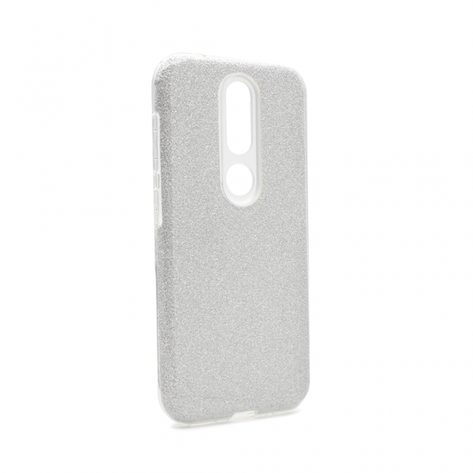 Torbica Crystal Dust za Nokia 4.2 srebrna