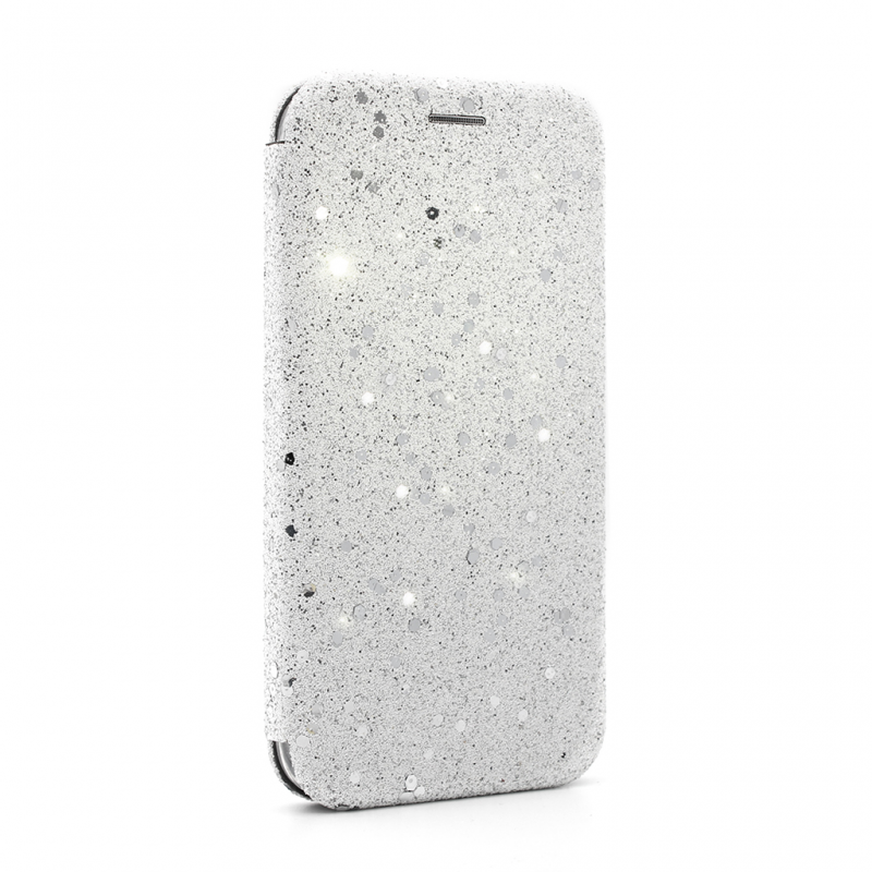 Torbica Flip Diamond za iPhone XS Max bela