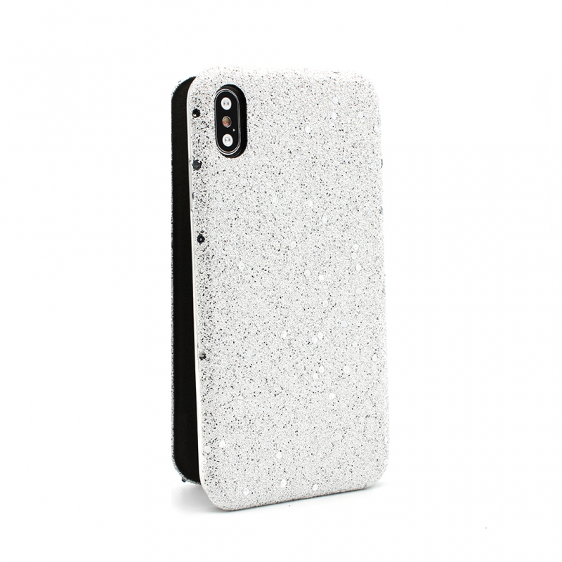 Torbica Flip Diamond za iPhone XS Max bela