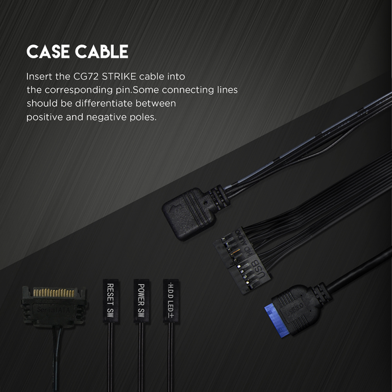 Kuciste Gaming Fantech CG72 Midi crno