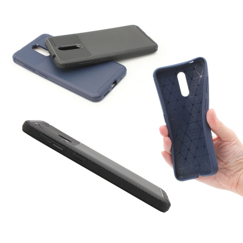 Torbica Defender Carbon za Xiaomi Redmi Note 8 Pro crna
