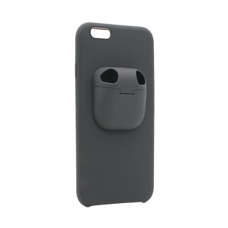 Torbica 2in1 airpods za iPhone 6/6S crna