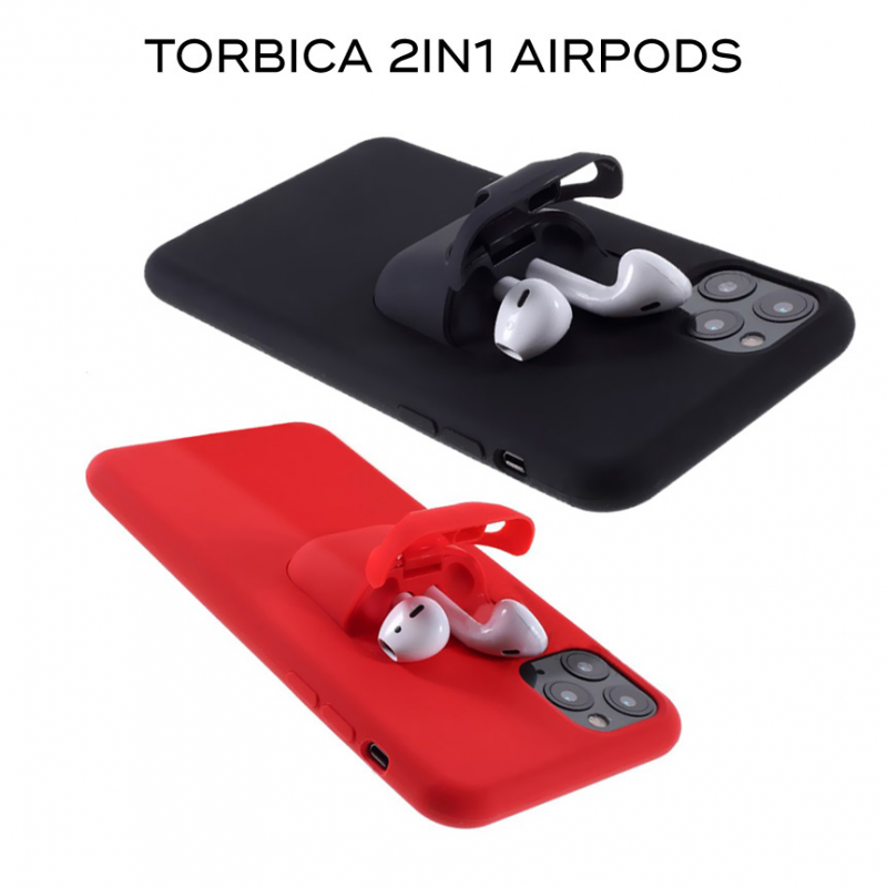 Torbica 2in1 airpods za iPhone 6/6S crvena