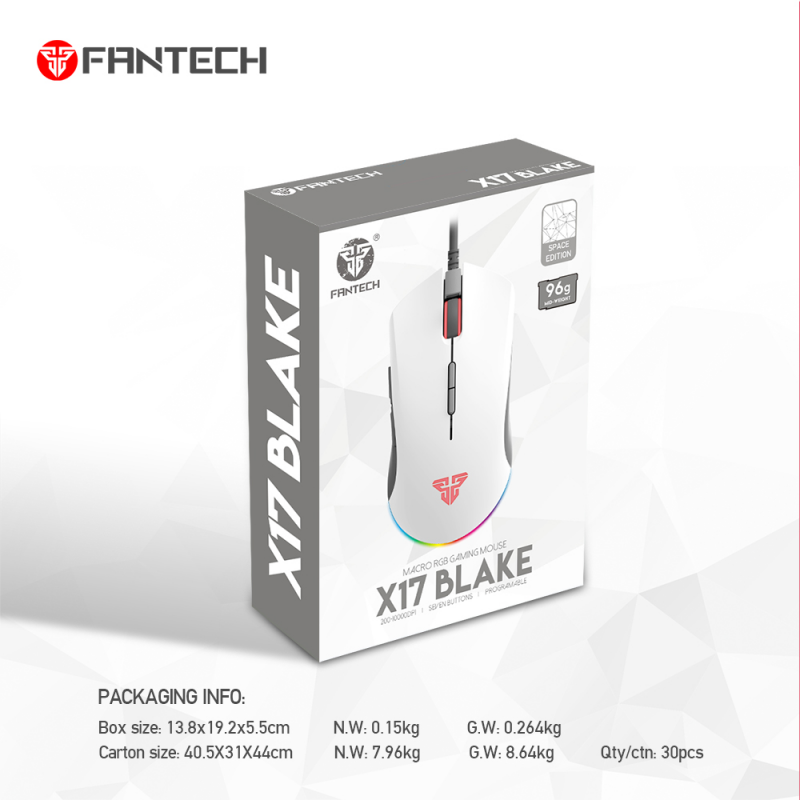 Mis Gaming Fantech X17 Blake Space Edition