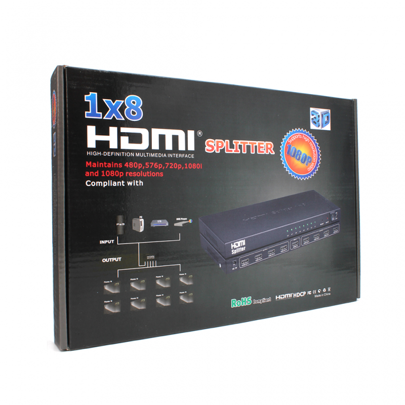 HDMI Spliter 8 porta JWD-H15