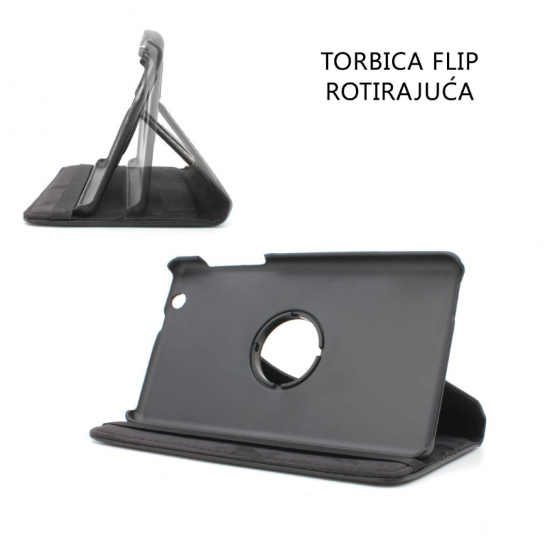 Torbica Flip rotirajuca za Huawei MediaPad T3 7.0 crna