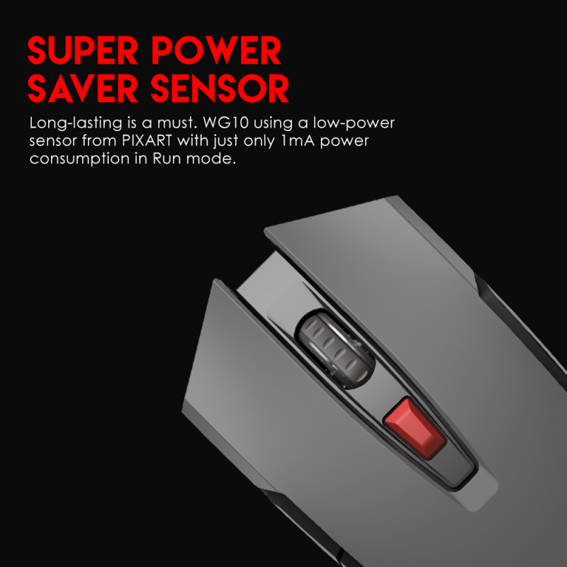 Mis Wireless Fantech WG10 Raigor II crni