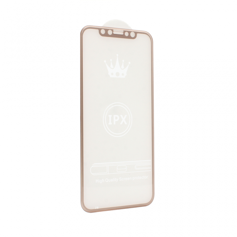 Zastitno Staklo Tempered glass 5D za iPhone X/XS roze