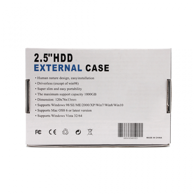 Eksterno kuciste za HDD 2.5" USB 3.0 crno