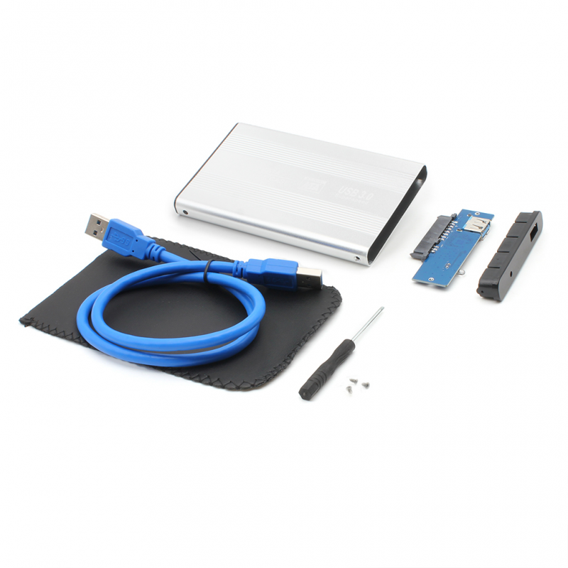 Eksterno kuciste za HDD 2.5" USB 3.0 srebrno