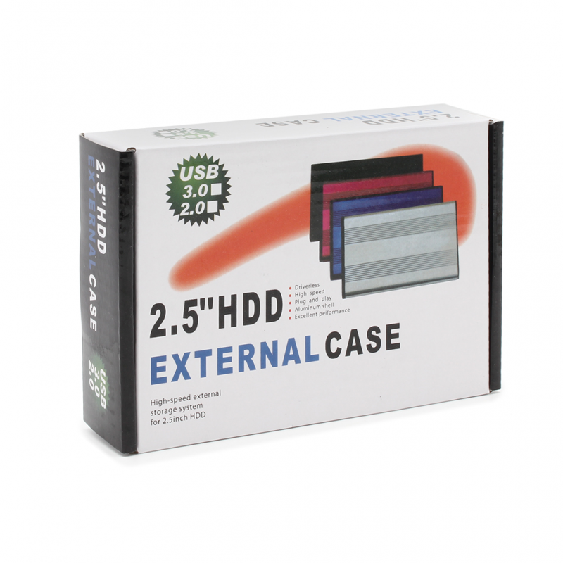 Eksterno kuciste za HDD 2.5" USB 3.0 srebrno