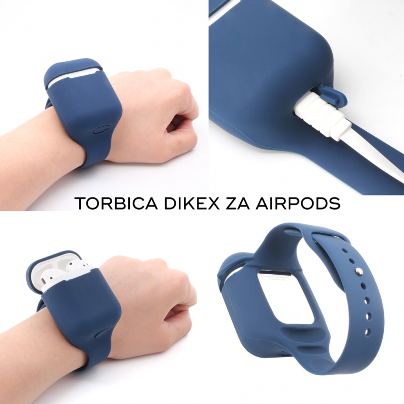 Torbica Dikex za Airpods bela