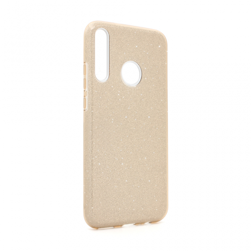 Torbica Crystal Dust za Huawei P40 Lite E zlatna