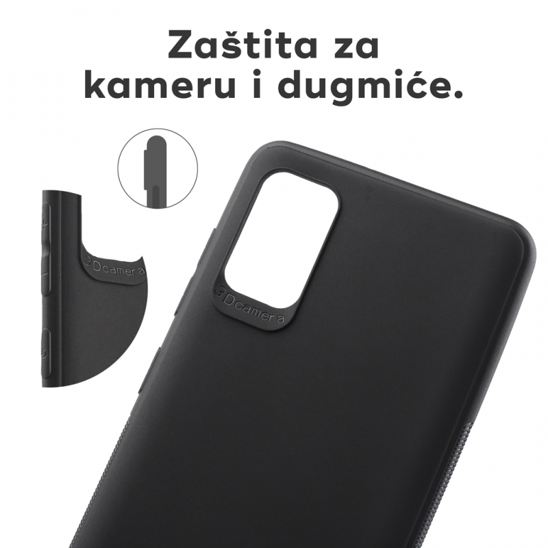 Torbica 3D Camera za Huawei P40 Lite/Nova 6 SE crna