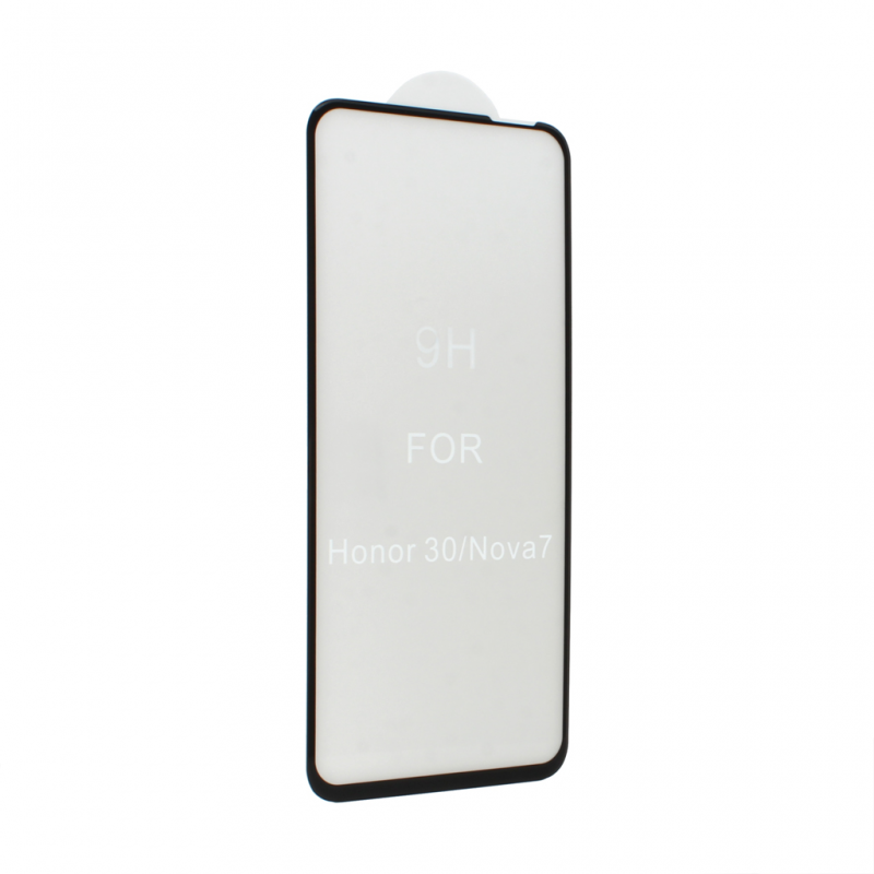 Zastitno Staklo Tempered glass 2.5D full glue za Huawei Honor 30 crni