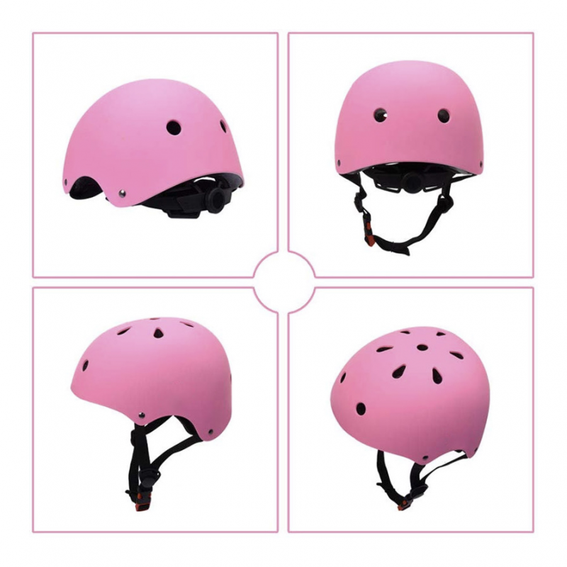 Zastitna kaciga H01 (54-58 cm) roze