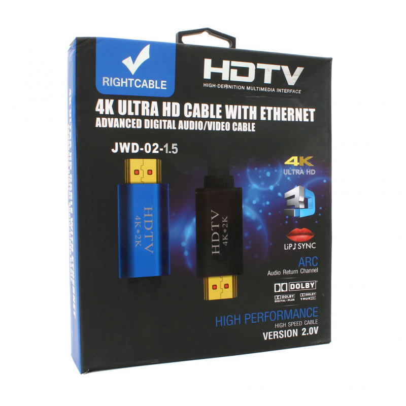 Kabl HDMI 4K 1.5m JWD-02