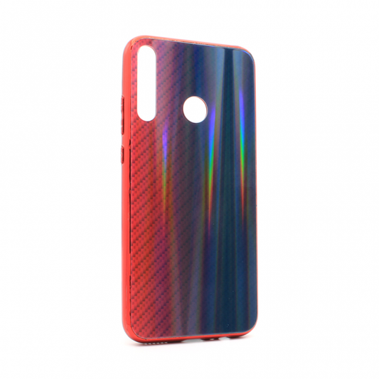 Torbica Carbon glass za Huawei P40 lite E crvena
