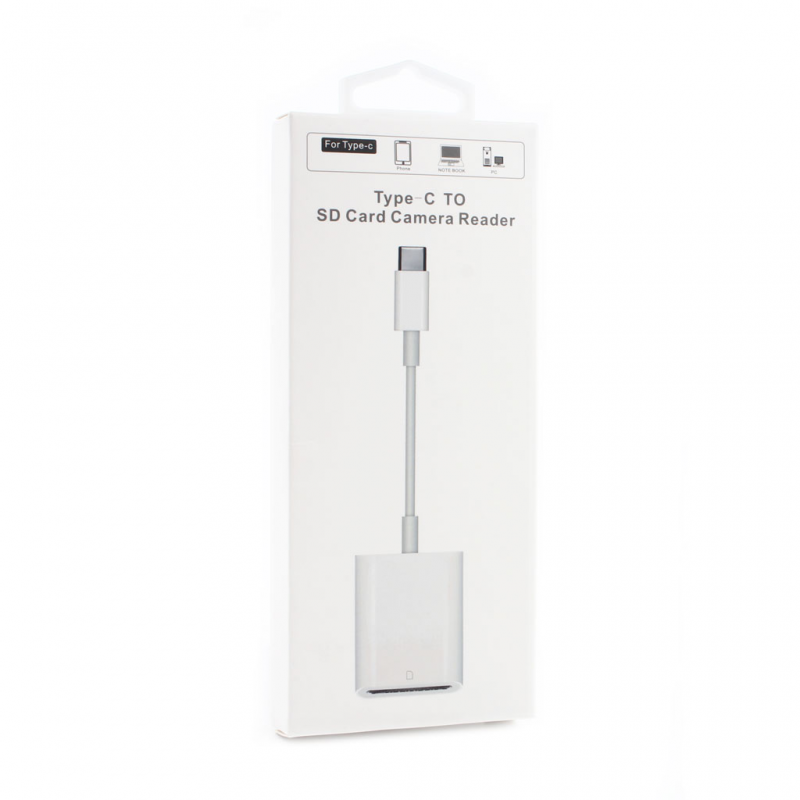 Adapter USB Type C na SD Card Camera Reader