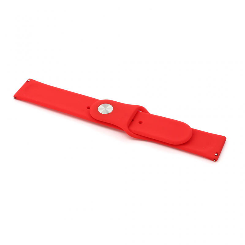 Narukvica plain za smart watch 22mm crvena