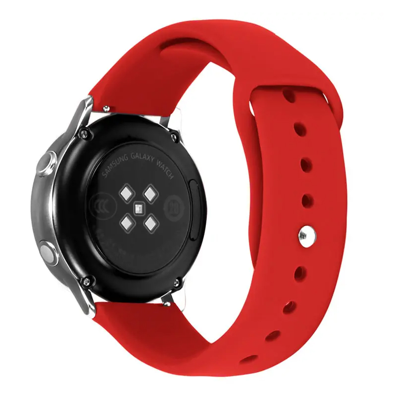 Narukvica plain za smart watch 22mm crvena