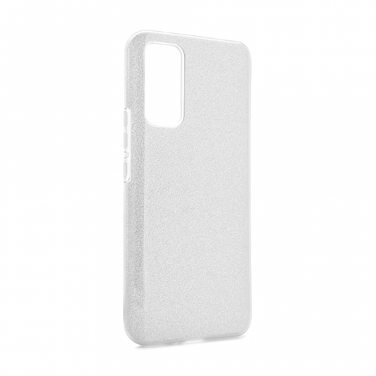 Torbica Crystal Dust za Huawei Honor 30 srebrna