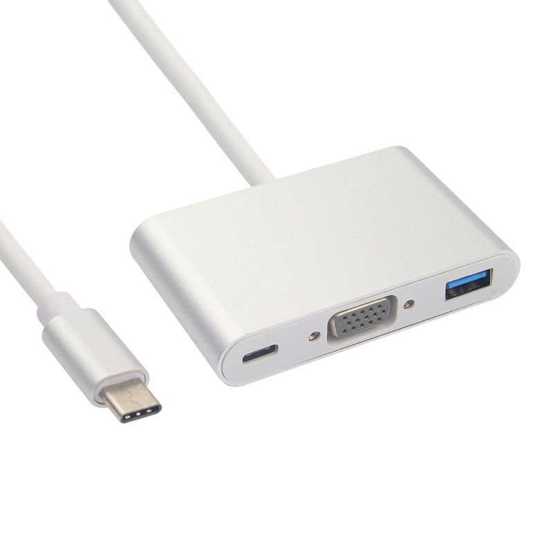 Adapter TYPE C na VGA 3u1 JWD-T7