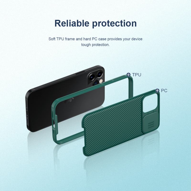 Torbica Nillkin CamShield Pro za iPhone 12/12 Pro 6.1 crna
