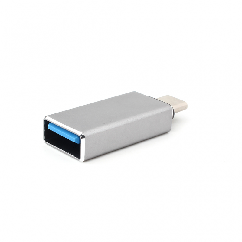 Adapter USB 3.0 Z na TYPE C M JWD-AD76 sivi