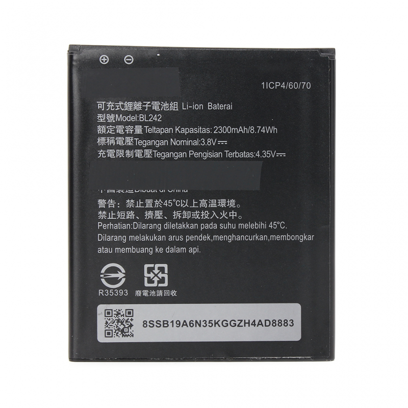 Baterija za Lenovo K3 A6010 BL242
