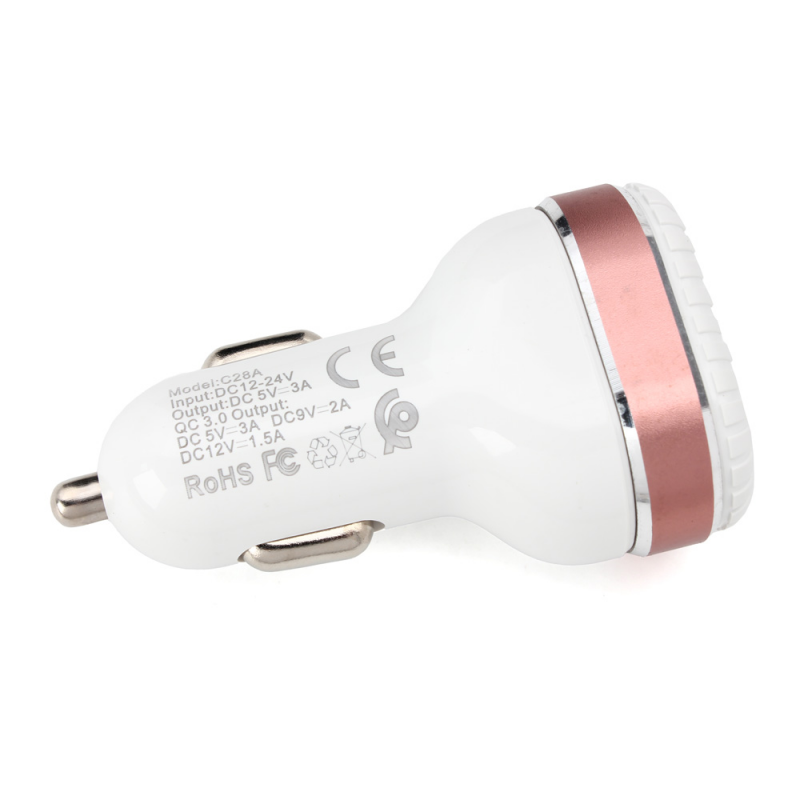 Auto punjac KONFULON C28A 3xUSB QC 3.0 18W