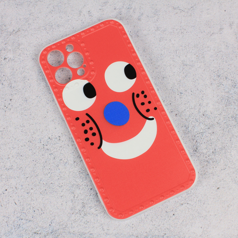 Torbica Smile face za iPhone 12 Pro 6.1 crvena