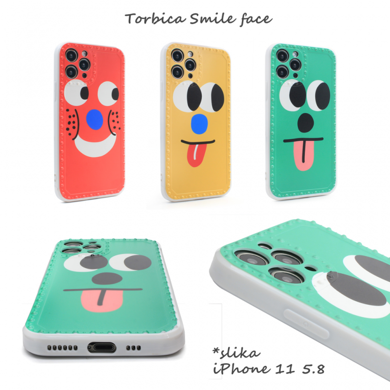 Torbica Smile face za iPhone 12 Pro 6.1 zelena