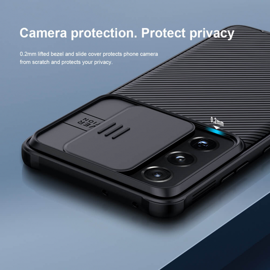 Torbica Nillkin CamShield Pro za Samsung G998B Galaxy S21 Ultra crna