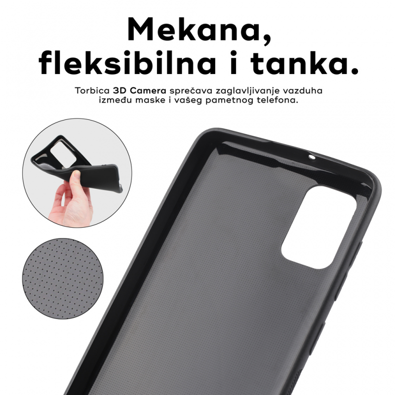 Torbica 3D Camera za Xiaomi Poco X3/X3 Pro/X3 NFC crna