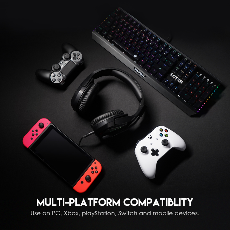 Slusalice Gaming Fantech MH84 Jade crne