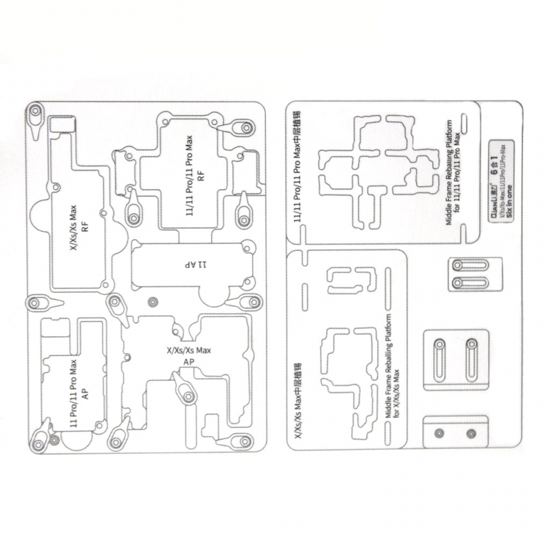 Alat Qianli fiksna platforma za popravku maticne ploce za iPhone X XS MAX 11 11 Pro/Max