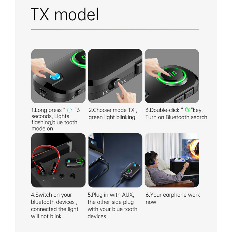 Bluetooth player T3 crni