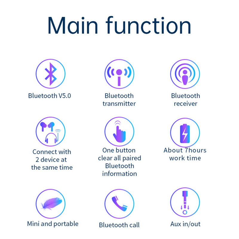 Bluetooth player T3 crni