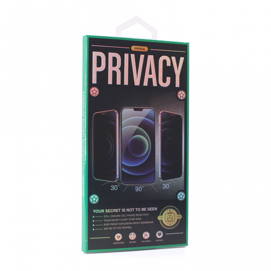Zastitno staklo Tempered Glass Privacy 2.5D full glue za Samsung A525F/A526B/A528B Galaxy A52 4G/A52 5G/A52s crni