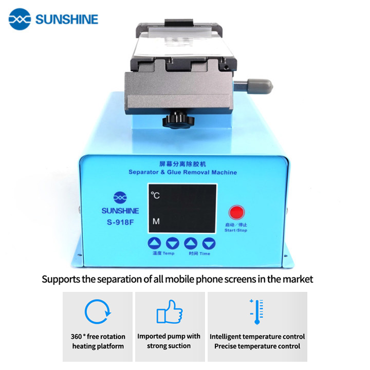 Masina za reparaciju Sunshine S-918F za zakrivljene i ravne ekrane