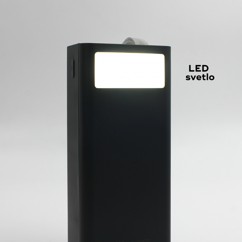Power bank prenosiva baterija Oxpower PD40 PD QC 22.5W 40000 mAh crna