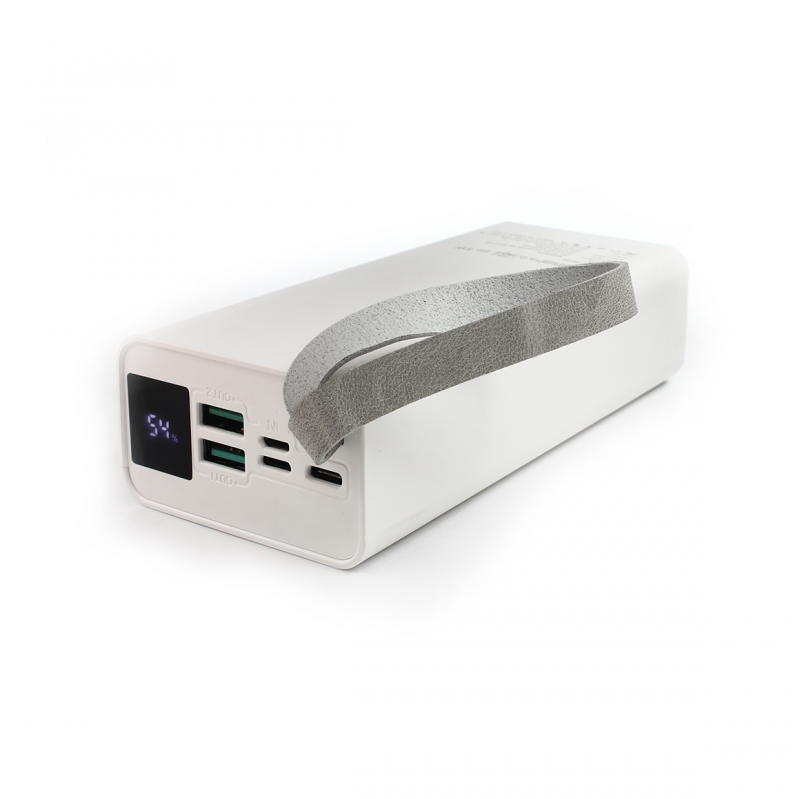 Power bank prenosiva baterija Oxpower PD50 PD QC 22.5W 50000 mAh bela