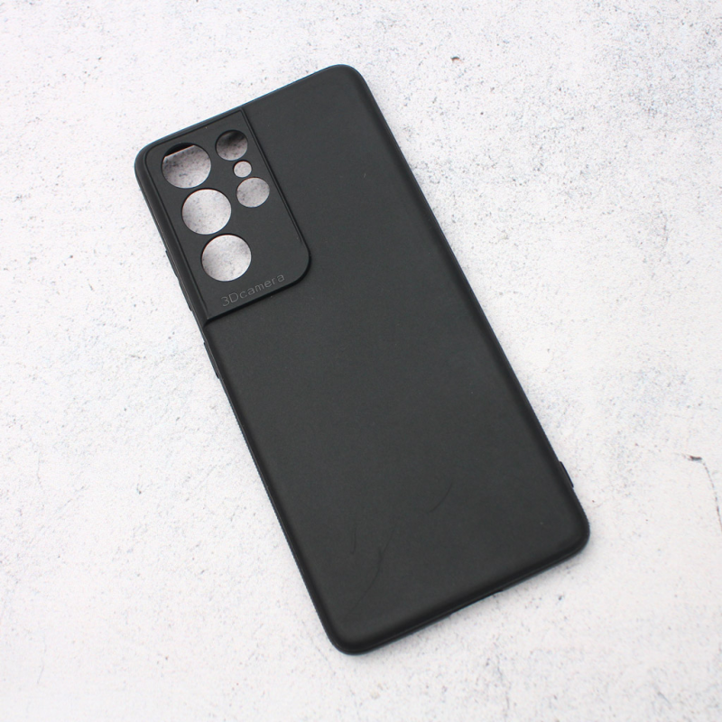 Torbica 3D Camera za Samsung G998B Galaxy S21 Ultra crna