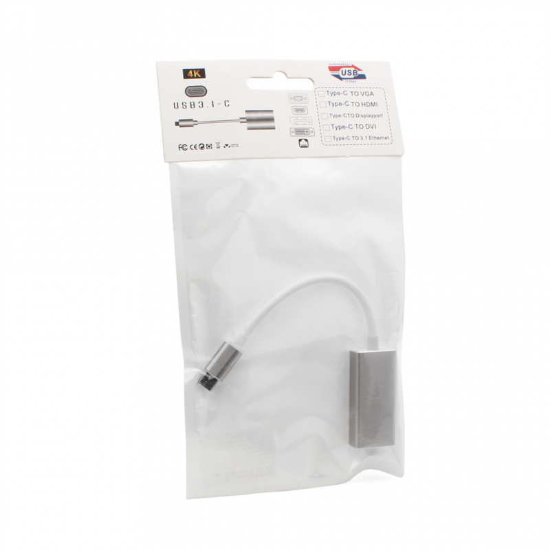 Adapter Type C na mini DP JWD-T16 srebrni