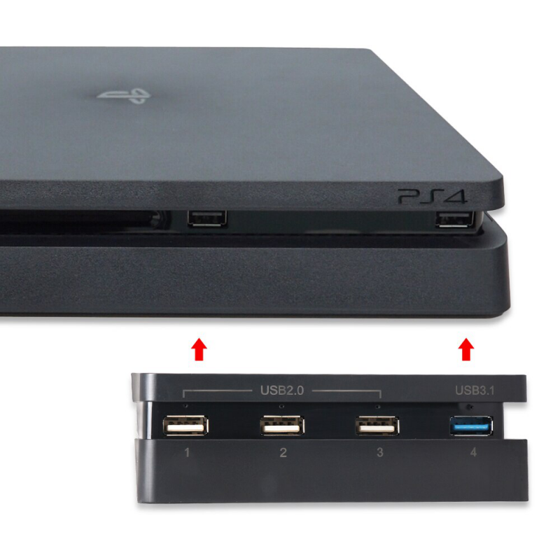 Dobe TP4-821 USB HUB za PS4 Slim konzolu